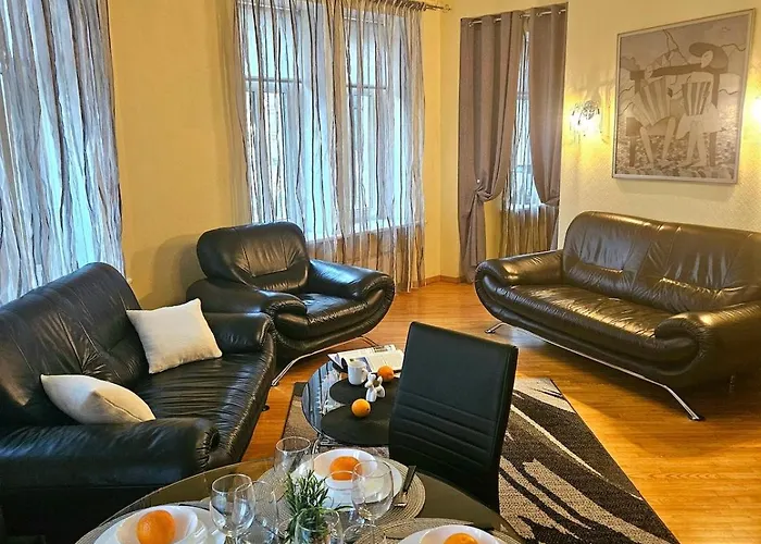 Old Town With Stunning River View Steps By Dome Square And Presidential Castle