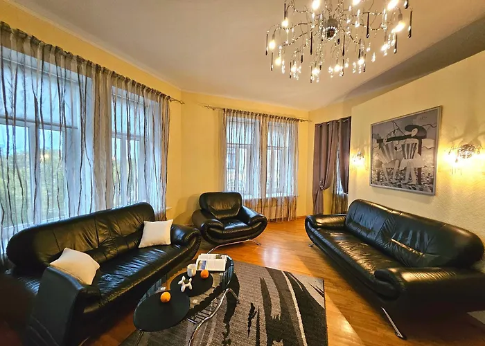 Old Town With Stunning River View Steps By Dome Square And Presidential Castle *