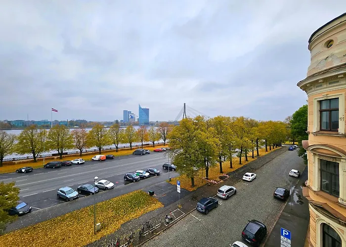 Old Town With Stunning River View Steps By Dome Square And Presidential Castle